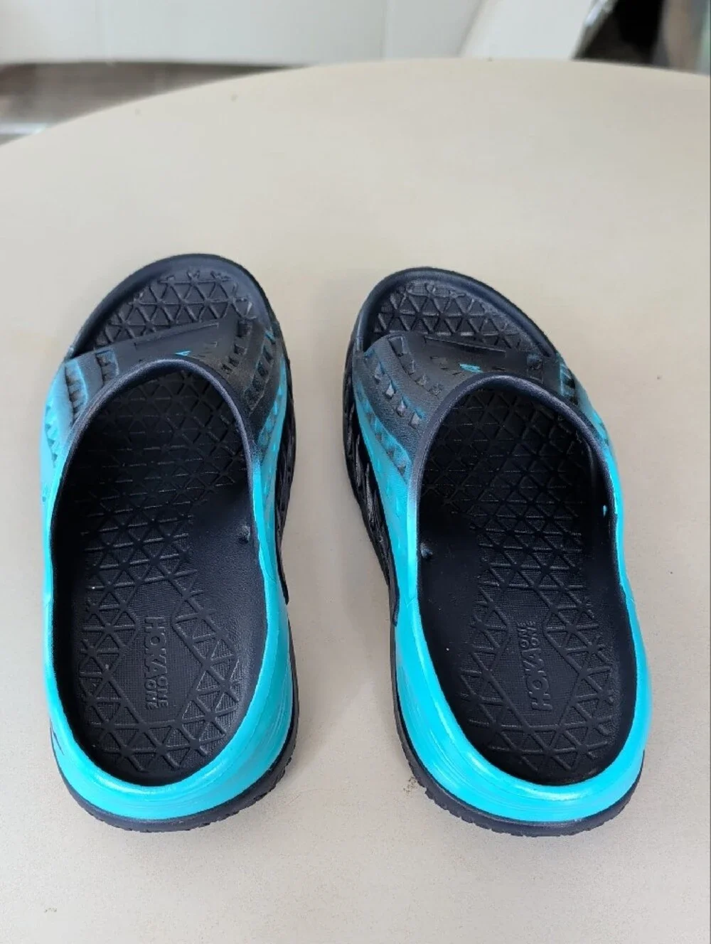 Hoka Black and Teal Slide Sandals - Picture 5 of 12